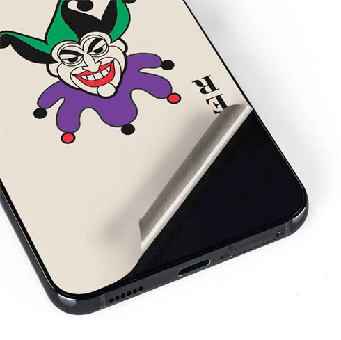 DC Comics The Joker Calling Card Galaxy S22 Plus Skin